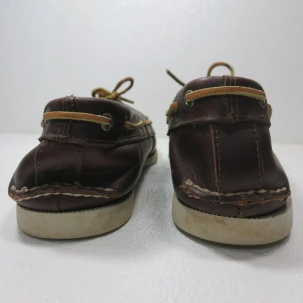 G. H. Bass & Co. Oil Tanned Leather Boat Deck Shoes Men's Casual Footwear Sz 13